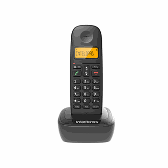 TELEFONE S/FIO C/ ID TS2510 - PRETO - UN - INTELBRAS