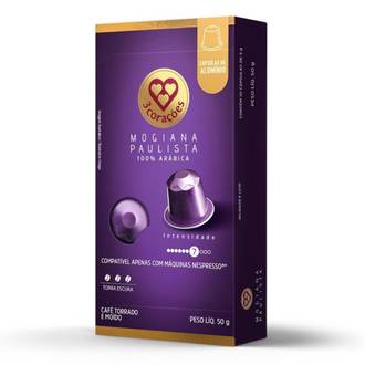 CAPSULA DE CAFE COMPATIVEL NESPRESSO - MOGIANA PAULISTA - UN - 3 CORACOES