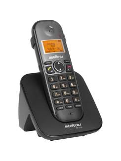 TELEFONE SEM FIO INTELBRAS TS5120 COM IDENTIFICADOR DE CHAMADAS PRETO - PRETO - UN - INTELBRAS