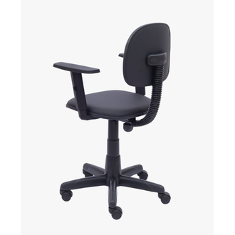 CADEIRA ESCRITORIO GIRATORIA SECRETARIA CONFORT - PRETO - UN - AMERICANFER
