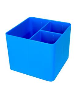 PORTA OBJETOS C/3 DIVISORIAS FULL COLOR - 3020 - AZUL - UN - DELLO