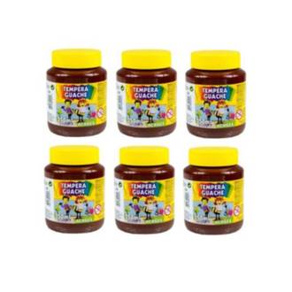 TINTA GUACHE 250ML  - MARROM - CX 06 - ACRILEX