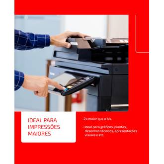 PAPEL CHAMEX 75G 500FLS - A3 - UN - CHAMEX