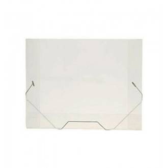 PASTA ELASTICO PLASTICA 2CM OFICIO - 1022 - CRISTAL - PCT 10 - ACP