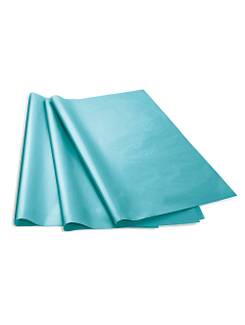 PAPEL SEDA PEROLIZADO - 48X60CM - AZUL AQUA - PCT 20 - RIDET