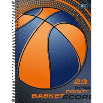 CADERNO UNIV CAPA DURA 1X1 80FLS - SCORE - PCT 4 - TILIBRA