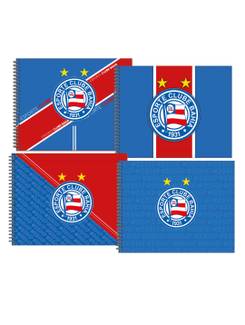 CADERNO DESENHO CAPA DURA 80FLS - ESPIRAL - EC BAHIA - UN - BAHIA ARTES