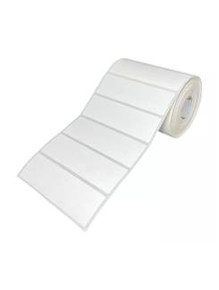 ETIQUETA ADESIVA COUCHE 1 CARREIRA - 100MM X 34MM - BRANCA - UN - AUTOMATECH