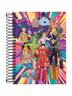 AGENDA ESPIRAL ONE PIECE M4 - DIARIA - 393878 - PCT 4 - TILIBRA