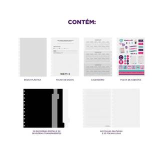 CADERNO INTELIGENTE GRANDE CIGDP5060 - ARCO-IRIS PASTEL - UN - CADERNO INTELIGENTE