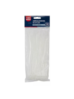 ABRACADEIRA NYLON 3,6X200 PCT-100 - YP7367 - BRANCA - UN - YINS
