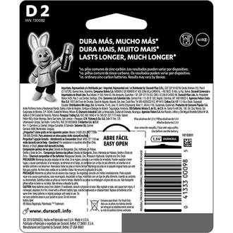 PILHA ALCALINA GRANDE D COM 2 UNIDADES - UN - DURACELL