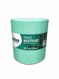 PANO MULTIUSO ROLO C/600 - 28CMX300M - 33253 - VERDE - UN - NOBRE