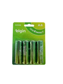 PILHA ALCALINA PEQUENA AA C/8 - 82343 - UN - ELGIN