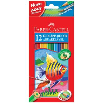 LAPIS DE COR AQUARELAVEL SEXTAVADO - C/12 - UN - FABER