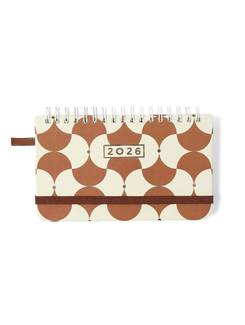 AGENDA ESPIRAL BOSSA NOVA 16X9- PLANNER BOEMIA CARAMELO - UN - CICERO