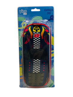 ESTOJO ESCOLAR INFANTIL FIRE RACER - YS42643 - UN - YINS