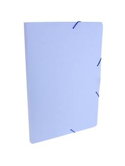 PASTA ELASTICO PLASTICA OFICIO /SERENA - 0246 - AZUL PASTEL - UN - DELLO