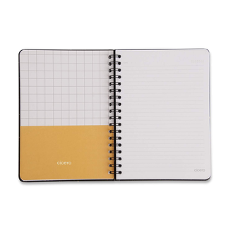 CADERNO ESPIRAL CAPA DURA MELI 80FLS / COLOR BLOOMY - UN - CICERO
