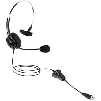 HEADSET CHS 40 USB 4010041 - PRETO - UN - INTELBRAS