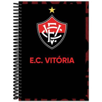 CADERNETA 1/8 CAPA DURA 80FLS - EC VITORIA / 6435 - UN - BAHIA ARTES