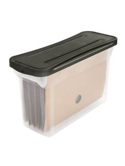 CAIXA ARQUIVO ESTREITO COM TAMPA - 70800 - CRISTAL - UN - ORDENE