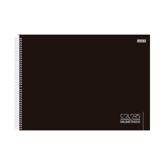 CADERNO DESENHO CAPA DURA 60FLS - ESPIRAL - COLORS - PCT 5 - ANIMATIVA