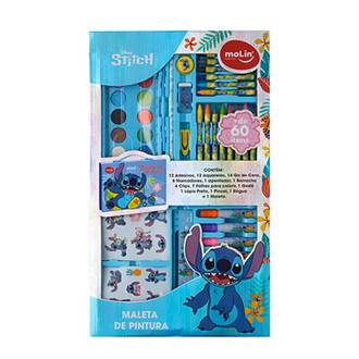 MALETA PINTURA STITCH 64 ITENS - 31331 - UN - MOLIN