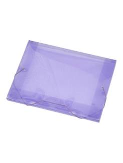 PASTA ELASTICO PLASTICA 2CM OFICIO - 1022 - LILAS - UN - ACP