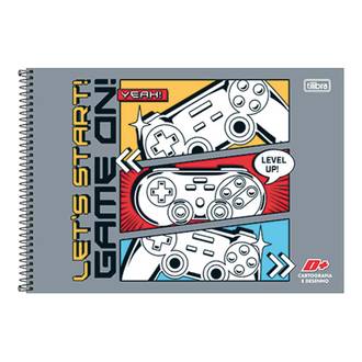 CADERNO DESENHO CAPA DURA 96FLS - ESPIRAL - MAIS+ - UN - TILIBRA