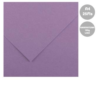 PAPEL IRIS VIVALDE A4 25FLS - 185G - VIOLETA - UN - CANSON