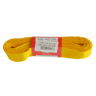 FITA CETIM Nº 5 22MMX10M  - AMARELO CANARIO - UN - KIT