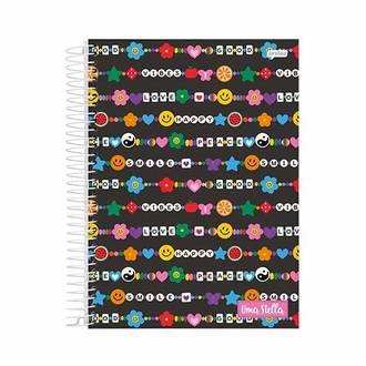 CADERNETA 1/8 CAPA DURA 80LFS - ESPIRAL / 74922-77 - STELLA - UN - JANDAIA