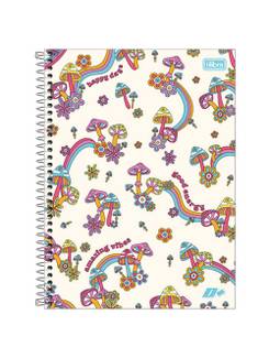 CADERNO 1/4 ESPIRAL CAPA DURA 96FLS - MAIS+ - UN - TILIBRA