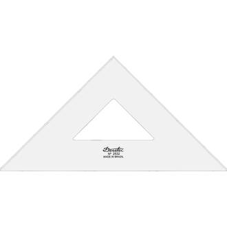 ESQUADRO S/ESCALA ACRILICO 45 32CM - 2532 - UN - TRIDENT
