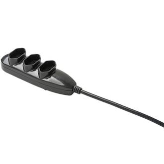 EXTENSAO ELETRICA 3 TOMADAS 10A 2P+T 5M - 3005 - PRETO - UN - INTELBRAS