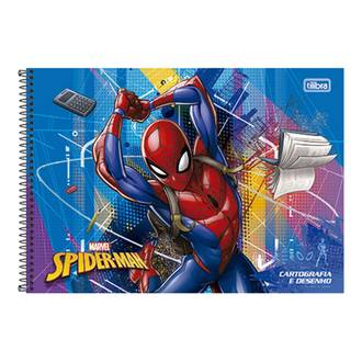 CADERNO DESENHO CAPA DURA 80FLS - ESPIRAL - SPIDER MAN - UN - TILIBRA
