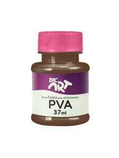 TINTA PVA FOSCA 37ML  - MARROM - CX 12 - DAC