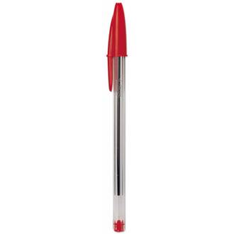 CANETA CRISTAL CLASSICA 1,0MM - VERMELHO - UN - BIC