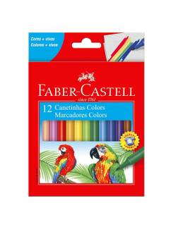 CANETA HIDROGRAFICA COLORS C/12 CORES - UN - FABER