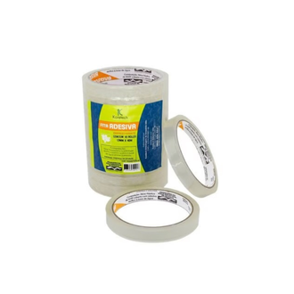 FITA ADESIVA 12X40 - 2215 - TRANSPARENTE - PCT 10 - KORETECH