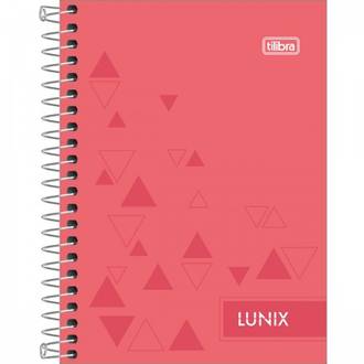 CADERNETA ESPIRAL CAPA DURA 80FLS - LUNIX - PCT 4 - TILIBRA