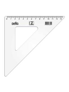 ESQUADRO PLASTICO 45° 8131 - UN - DELLO