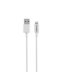 CABO USB - LIGHTNING PVC 1,2M - EUAL 12PB - BRANCO - UN - INTELBRAS