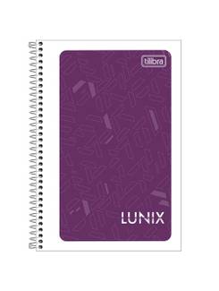 CADERNETA ESPIRAL CAPA DURA 80FLS - LUNIX - UN - TILIBRA