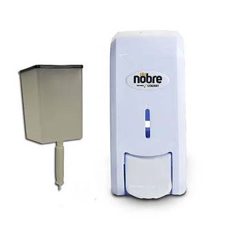 SABONETEIRA CLASSIC 800ML - 40301 - BRANCO - UN - NOBRE