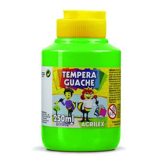 TINTA GUACHE 250ML  - VERDE FOLHA - CX 06 - ACRILEX