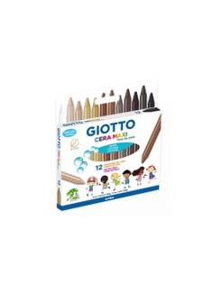 BIG GIZ DE CERA MAXI TONS PELE 12 CORES - 202302ES - CX 12 - GIOTTO