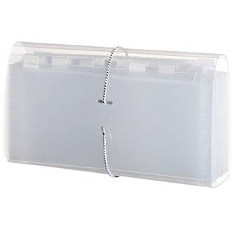 PASTA SANFONADA PORTA CHEQUES 31 DIVISORIAS - 1028 - CRISTAL - UN - ACP