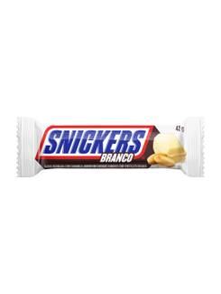 BARRA CHOCOLATE SNICKERS 42G - CHOCOLATE BRANCO - UN - MASTERFOODS
